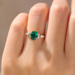 Oval Emerald Stunning Emerald Ring Designs for Elegant Women
