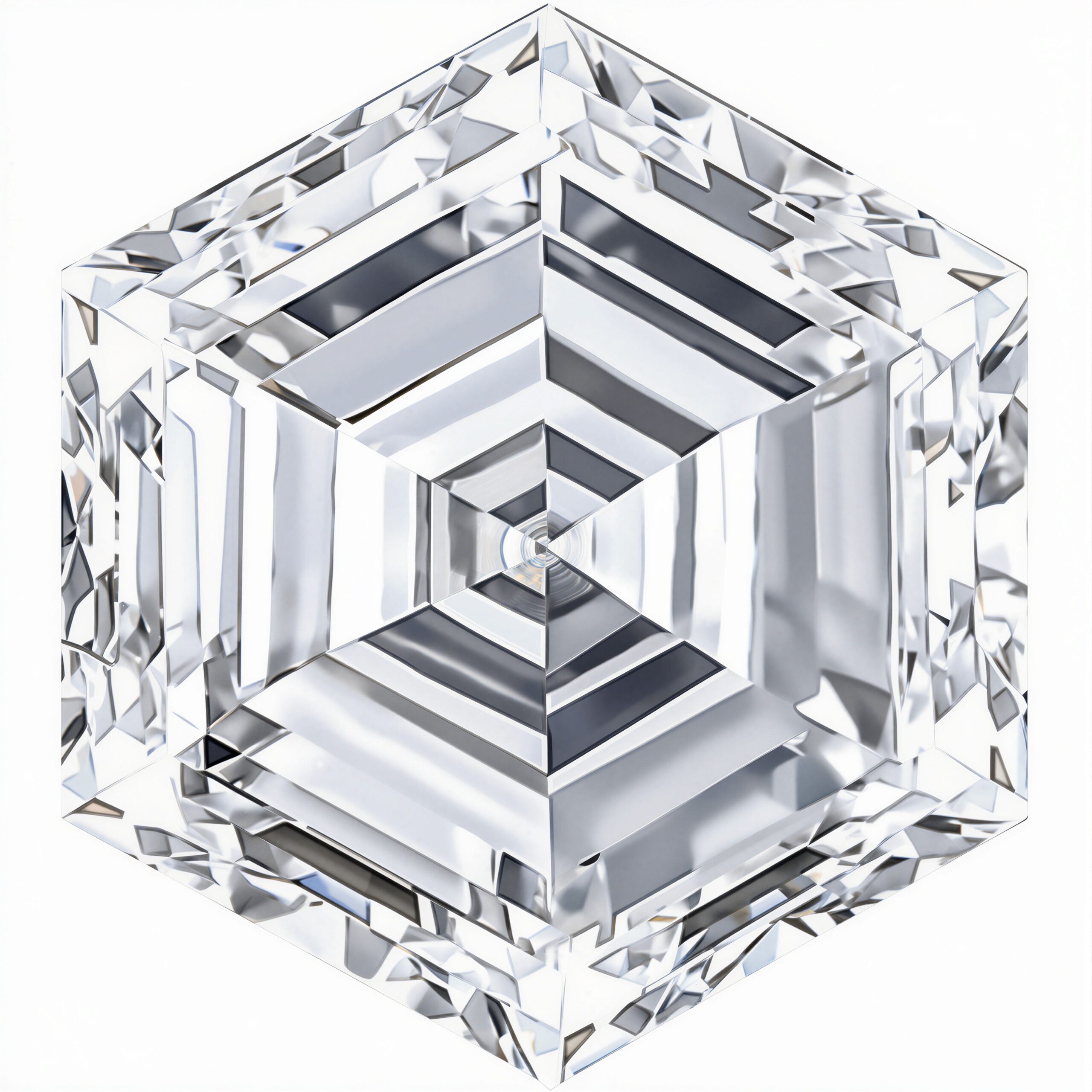 Hexagon Cut Diamond

  
    Bold geometric symmetry with modern appeal.