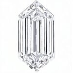 Long Hexagon Cut Diamond

  
    A modern architectural shape — for women with a bold, distinctive sense of style.