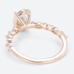 1.5ct Colorless VS+ Oval Cut Lab Grown Diamond Vintage 4-Claw Prong Engagement Ring (3)