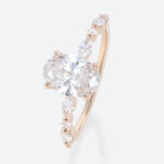 1.5ct Colorless VS+ Oval Cut Lab Grown Diamond Vintage 4-Claw Prong Engagement Ring (4)