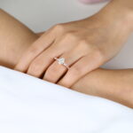 Oval Cut Lab Grown Diamond Vintage 4-Claw Prong Engagement Ring (2)