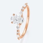 Oval Cut Lab Grown Diamond Vintage 4-Claw Prong Engagement Ring (3)