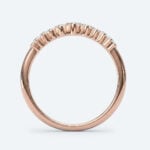 Baguette Cut Lab Grown Diamond Rings Unique Stacked Wedding Rings (3)