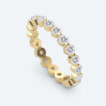 Lab Grown Diamond 2.5MM Width Full Eternity Wedding Band (5)