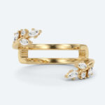 Lab Grown Diamond Double Leaf Wedding Band (7)