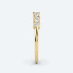 Marquise Cut Lab Grown Diamond Ring Vintage Stacked Wedding Rings (3)