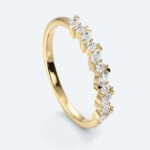 Marquise Cut Lab Grown Diamond Ring Vintage Stacked Wedding Rings (4)