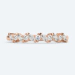 Marquise Cut Lab Grown Diamond Ring Vintage Stacked Wedding Rings (7)