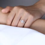 Oval Cut Lab Grown Diamond Unique 6-Prong Engagement Promise Ring (5)