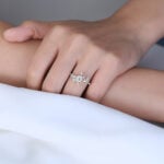 Round Cut Lab Grown Diamond Bypass 6-Prong Engagement Ring (2)