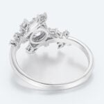 Round Cut Lab Grown Diamond Bypass 6-Prong Engagement Ring (5)