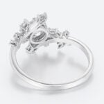 Round Cut Lab Grown Diamond Bypass 6-Prong Engagement Ring (6)