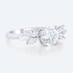 Round Cut Lab Grown Diamond Classic 4-Prong Engagement Ring (2)
