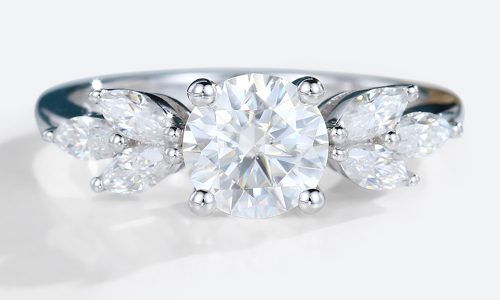 White Gold 1CT Lab Grown Diamond Engagement Ring Vintage Promise Ring (1) White Gold 1CT Lab Grown Diamond Engagement Ring Vintage Promise Ring (1)