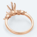 Long Hexagon Cut Lab Grown Diamond Vintage 6-Prong Engagement Ring (2)