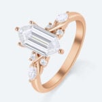 Long Hexagon Cut Lab Grown Diamond Vintage 6-Prong Engagement Ring (4)