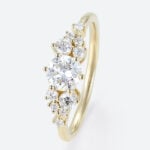0.5ct Lab Grown Diamond Rings Round Cut 6-Prong Promise Ring