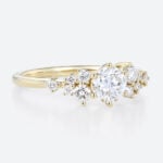 0.5ct Lab Grown Diamond Rings Round Cut 6-Prong Promise Ring