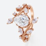 Pear Shaped Lab Grown Diamond Bypass 6-Prong Engagement Ring (3)