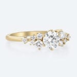 Round Cut Lab Grown Diamond Dainty 6-Prong Engagement Promise Ring (3)