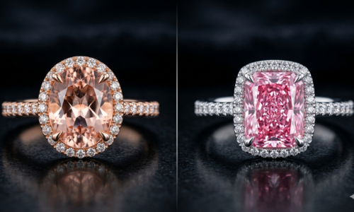 Morganite VS Lab Pink Diamonds A Battle of Pink Jewelry
