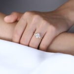 Oval Cut Lab Grown Diamond Side Stone 4-Prong Engagement Ring (5)