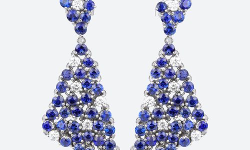 Lab Sapphire Drop Earrings Drop Earrings Bridal Earrings