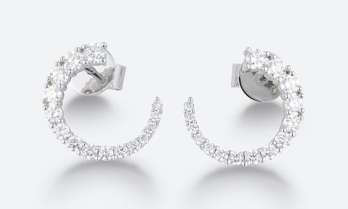 Lab Grown Diamond Earrings Gold Diamond Stud Earrings