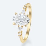 Oval Cut Lab Grown Diamond Petite 4-Prong Engagement Ring (3)