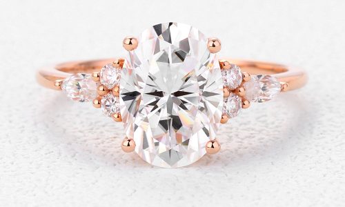 2.5 Carat Lab Grown Diamond Ring Simple Rings for Women
