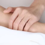 0.15ctw Round Cut Lab Grown Diamond Rings Chevron Rings Pave Wedding Band (3)