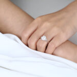 1.5ct Colorless VS+ Emerald Cut Lab Grown Diamond Unique 4-Prong Engagement Ring (5)