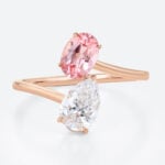 Open Wedding Ring Sapphire Ring Lab Diamonds Rings