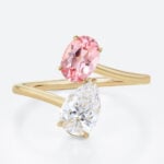 Open Wedding Ring Sapphire Ring Lab Diamonds Rings