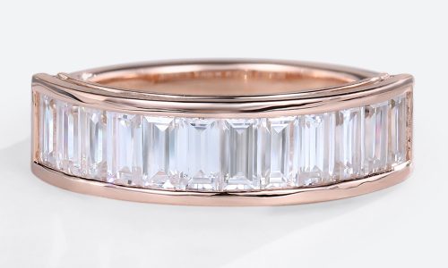 Engagement Rings Baguette Cut Lab-Grown Diamonds Wedding Band Engagement Rings Baguette Cut Lab-Grown Diamonds Wedding Band