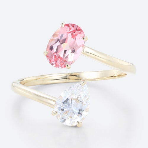 Open Wedding Ring Sapphire Ring Lab Diamonds Rings