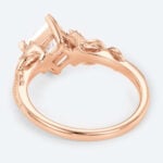 Princess Cut Lab Grown Diamond Infinity 4 V-Prong Engagement Promise Ring (6)