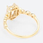 Emerald Cut Eternity Band Lab Diamonds Rings Yellow Gold Ring