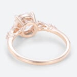 1.5ct Colorless VS+ Round Cut Lab Grown Diamond Minimalist 4-Prong Engagement Ring in Rose Gold (3)