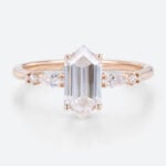 1.3 Carat Diamond Ring​ Rose Gold Engagement Rings for Women