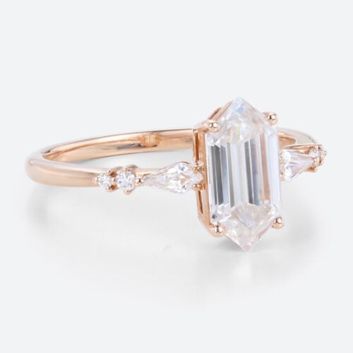 1.3 Carat Diamond Ring​ Rose Gold Engagement Rings for Women
