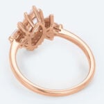 Marquise Cut Lab Grown Diamond Classic Cluster 8-Prong Engagement Ring (3)