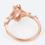 Marquise Cut Lab Grown Diamond Vintage Split Shank 4-Prong Engagement Ring (4)