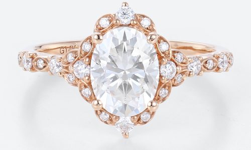 Halo Diamond Engagement Ring Lab Created Diamonds Rings