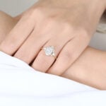 Oval Cut Lab Grown Diamond Classic Cluster 6-Prong Engagement Ring (4)