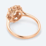 Oval Cut Lab Grown Diamond Floral Milgrain 4-Prong Engagement Promise Ring (2)