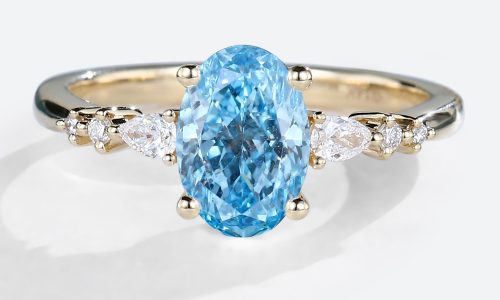 Oval Diamond Engagement Rings Lab Created Blue Diamonds Oval Diamond Engagement Rings Lab Created Blue Diamonds