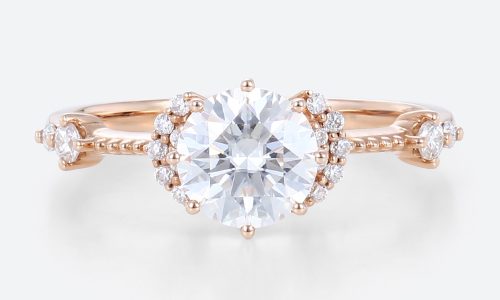 Diamond Halo Ring Round Rings Lab Grown Diamond Bands Diamond Halo Ring Round Rings Lab Grown Diamond Bands
