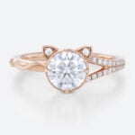 Women's Promise Rings Engagement Lab Grown Diamonds rings